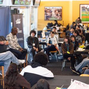 Students heard from industry professionals from Goldenvoice to learn firsthand about the roles and collaboration required to bring a major event to life. 