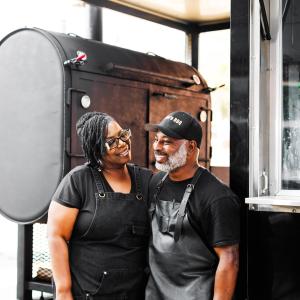 of Darren W. Carter and his wife Theresa Carter, the founders of Carter’s BBQ.