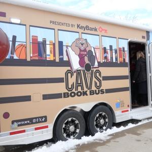Cleveland Cavs Book Bus
