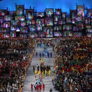 Ceremony taking place