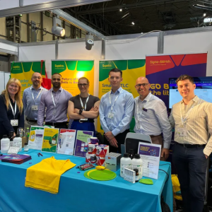 MilliporeSigma employees at CHEMUK booth