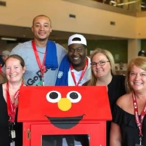 Chrisondra Gray shown with coworkers.