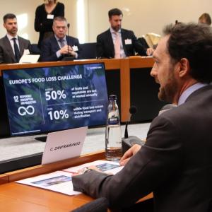 Trane Technologies' Claudio Zanframundo at roundtable discussion