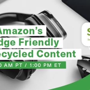 Webinar: Qualify for Amazon's Climate Pledge Friendly with SCS Recycled Content Certification for Electrical & Electronic Equipment