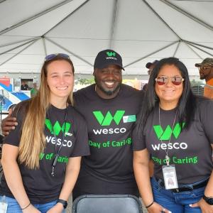 Wesco volunteers on their annual day of caring.