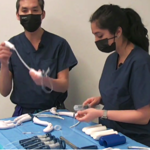 surgeons with medical devices