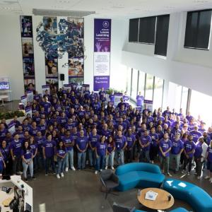 Subaru employees group photo