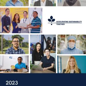 STMicroelectronics 2022 Sustainability Report Cover