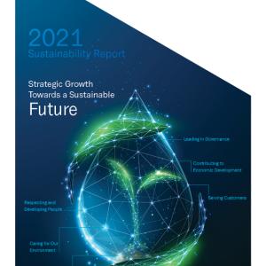 NBK 2021 Sustainability Report Cover