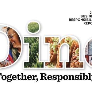 Dine Brands 2024 Business Responsibility Report Cover