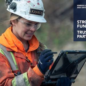 Kinross Gold Corporation 2023 Sustainability Report cover