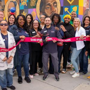 Ribbon cutting ceremony at Crenshaw U.S. Bank Black Heritage Community Branch.