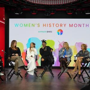 Women@AEG partnered with FEMME HOUSE to host Legacy of Sound: Women Inspiring Future Generations, a roundtable discussion for employees at Coke Studio at L.A. LIVE in Los Angeles, CA. 