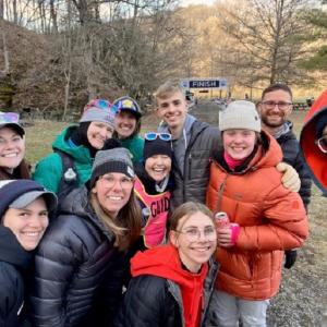 Lulu and her team at the Rabid Raccoon 100.