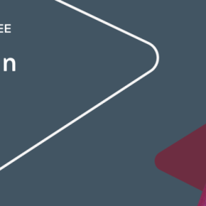 Image of Dr Darian McBain on a burgundy and grey background