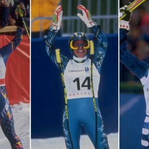 Collage of three images of Deborah Compagnoni