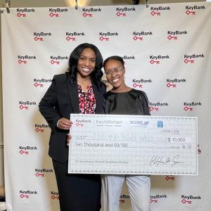 Denisha Anderson with Rachael Sampson.