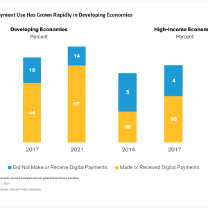 Digital Payment Use Has Grown Rapidly in Developing Economies