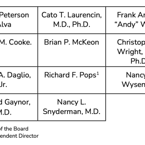 Board of Directors table