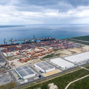 overhead view of Dominicana economic zone 