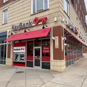 KeyBank Akron branch.