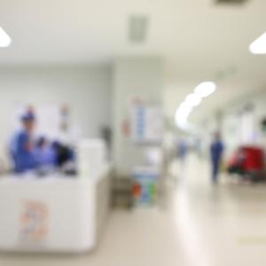 blurred image of a medical office