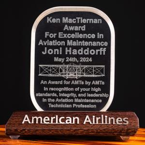 Excellence in aviation maintenance award