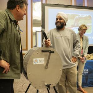 Demonstration of Whirlpools washing machine project at Engage for Good 2025