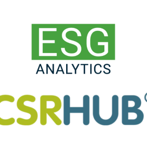ESG Analytics and CSRHub Logo