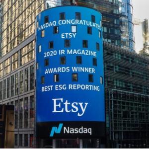 The Etsy Team was awarded ‘Best in ESG Reporting’ by IR Magazine