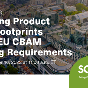 Complimentary CBAM Webinar Hosted by SCS Global Services