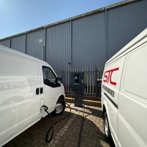 new all-electric delivery fleet at Altron Arrow, South Africa