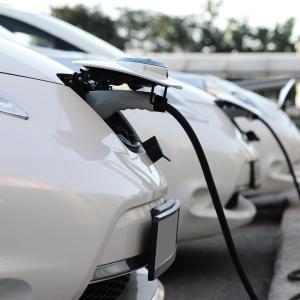 EV cars charging