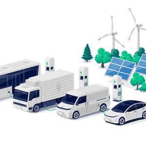 EV changing station idea drawing