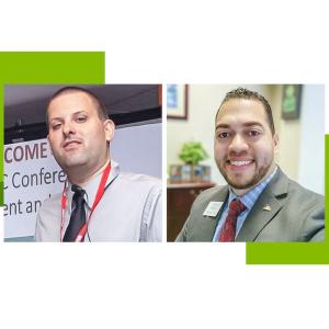 Dr. Alan Chase (left) and Juan Pablo Ceballos Garcia (right)