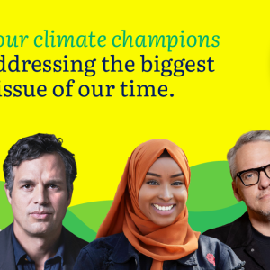 ‘Climate Champions’ Mark Ruffalo, Adam McKay, Christiana Figueres and Zamzam Ibrahim
