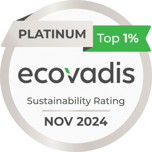 EcoVadis platinum rating logo