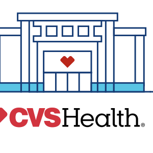 CVS Health facility shown with a flag.