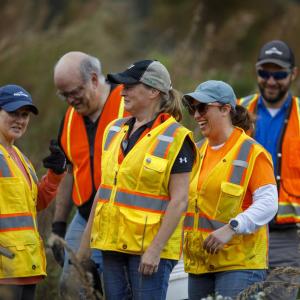 Rayonier employees planting 