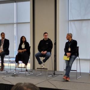 Engineers shown at HARMAN Engineers week learning session.