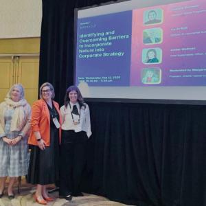 people at the GreenBiz event