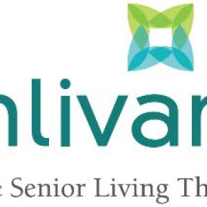 "Enlivant. Where Senior Living Thrives" logo