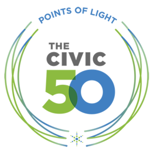 Points of Light Civic 50 logo