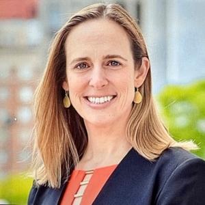 Erica Choi shown in her civilian career with KeyBank.