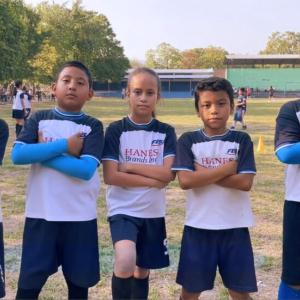 Students in the Green For Good program shown at the new sports complex.
