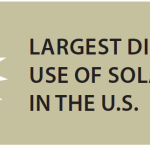 Largest direct use of solar power in the US