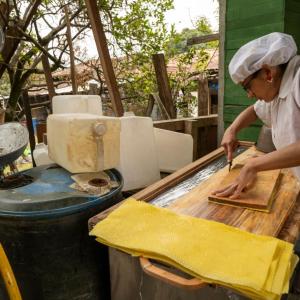 Action Against Hunger supports all stages of the wax and honey-making process.