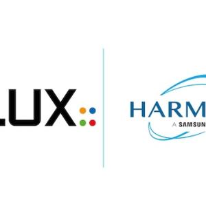 FLUX & HARMAN joined logos.