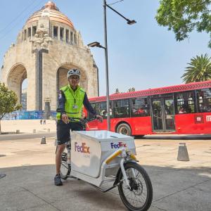 FedEx Bike driver