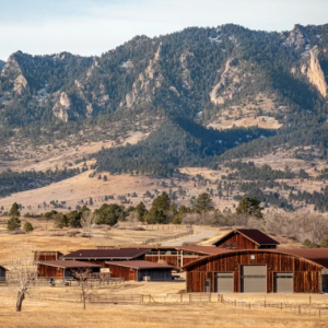 Farm near Trailhead office in Colorado